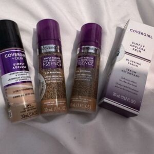 Cover girl x Olay 4x medium 3 in 1 essence + foundation makeup + blurring primer